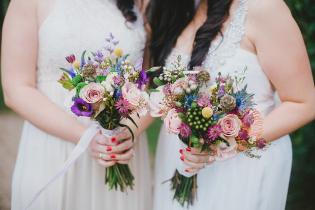 rustic wildflower bouquets |  onefabday.com 