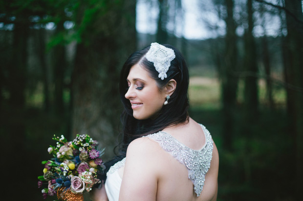 The beautiful Natalie and her Anna Campbell wedding gown | onefabday.com 