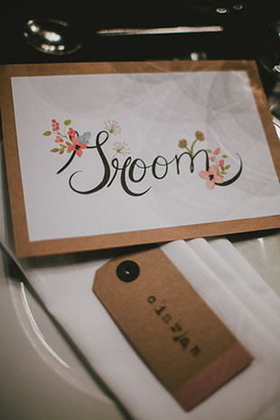 Illustrated groom signage | onefabday.com