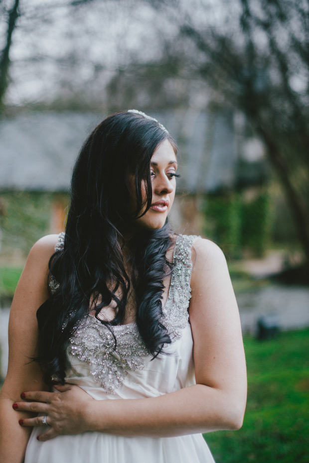 The beautiful Natalie and her Anna Campbell wedding gown | onefabday.com 