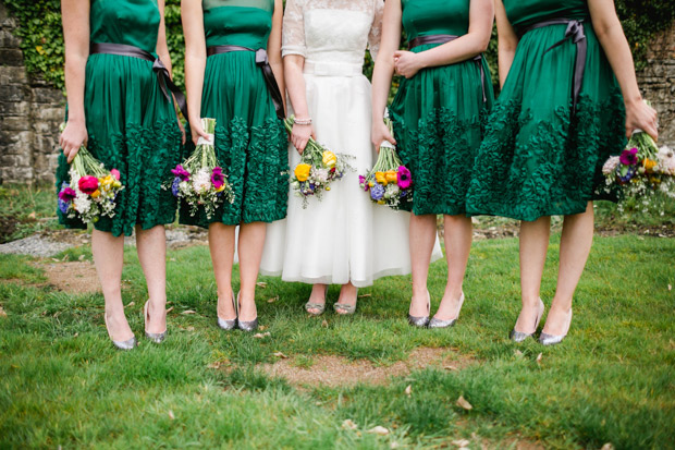 Bridesmaids in green dresses | onefabday-com.go-vip.net