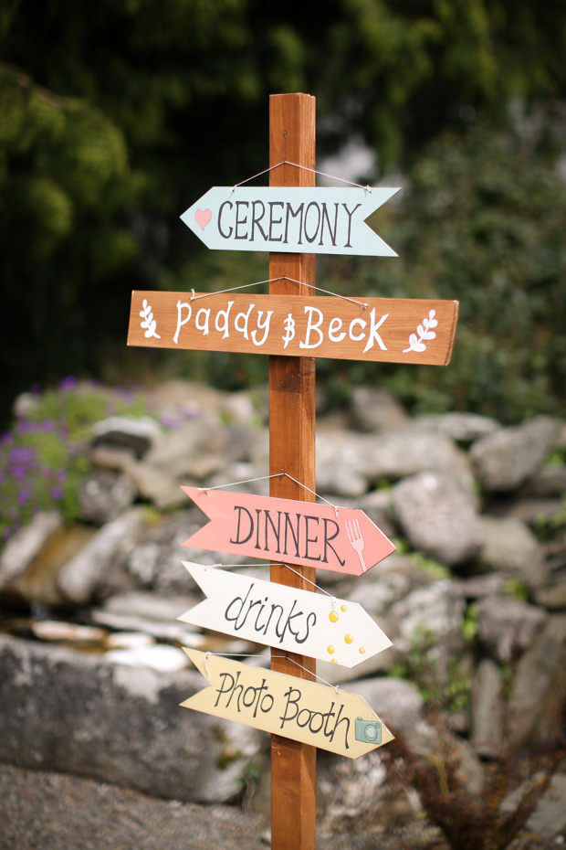 fun wedding signage | onefabday.com