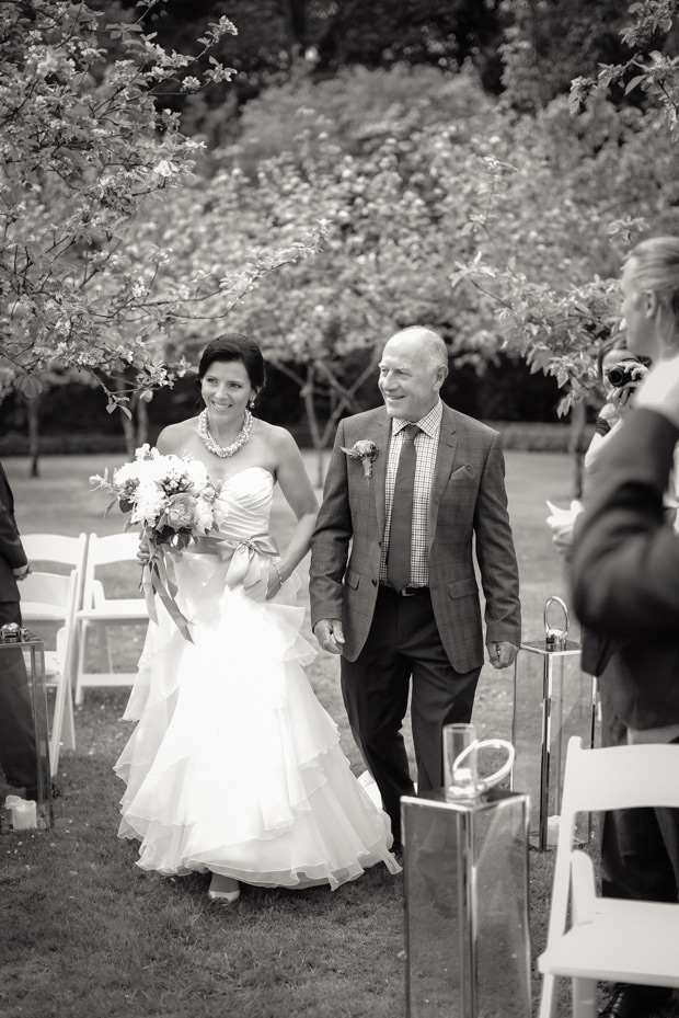 bride Beck and her dad | onefabday.com