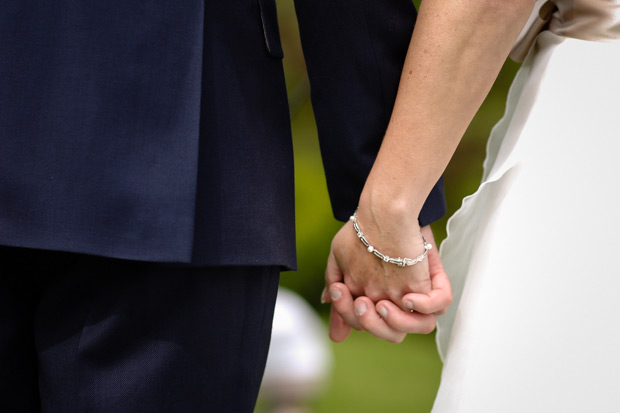 outdoor wedding ceremony at Rathsallagh house | onefabday.com