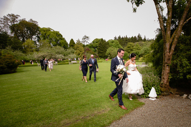 outdoor wedding ceremony at Rathsallagh house | onefabday.com