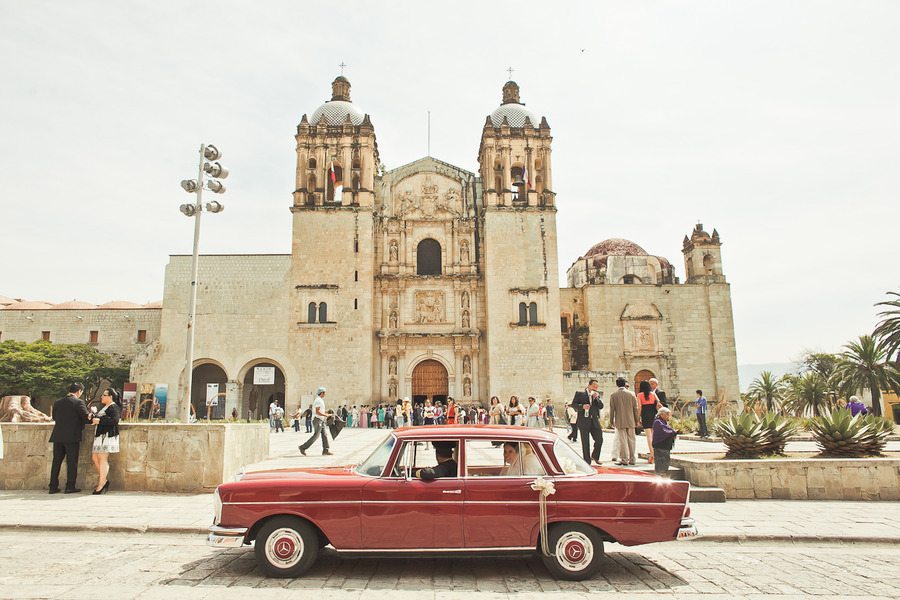 Wedding in Mexican church