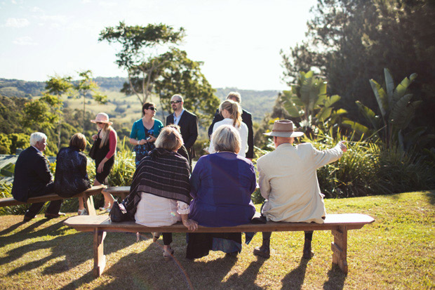 Christie and Matt's Pretty Outdoor Wedding by Paper Romance | onefabday.com