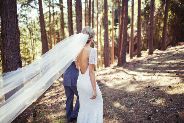 Amazing backless wedding dress | onefabday.com