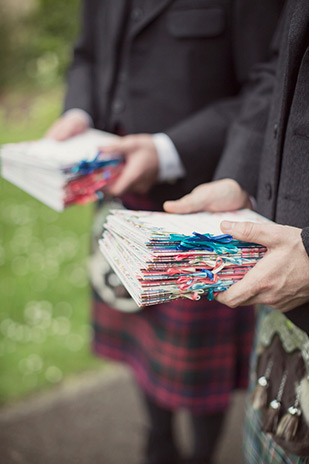 floral wedding ceremony booklets | onefabday.com