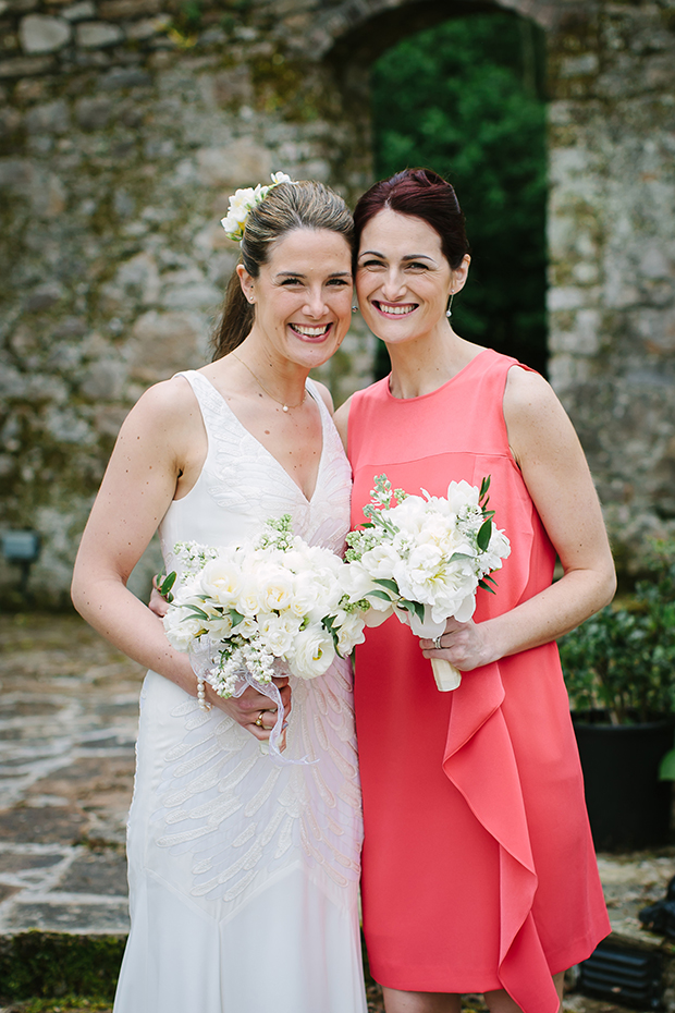 coral bridesmaid dress | onefabday.com