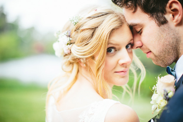 Bride with flowers in her hair | onefabday-com.go-vip.net