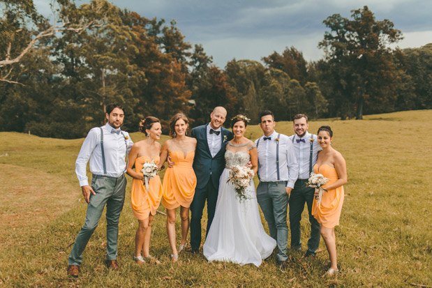 Yellow bridesmaid dresses | onefabday.com