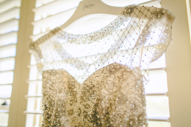 Amazing embellished wedding dress by Colette Dinnigan | onefabday.com