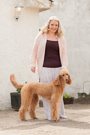 bride and cute doggie! | onefabday.com