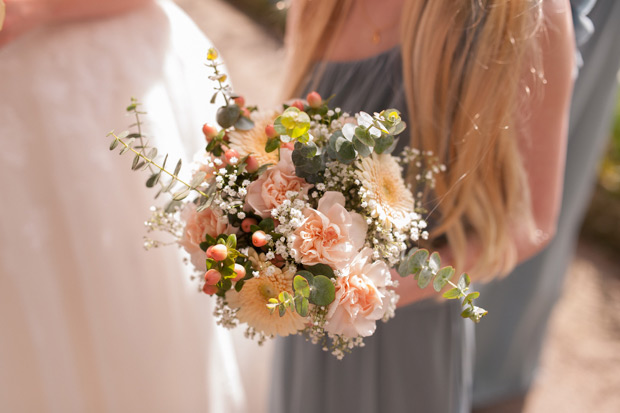 soft grey blue bridesmaids dresses | onefabday.com