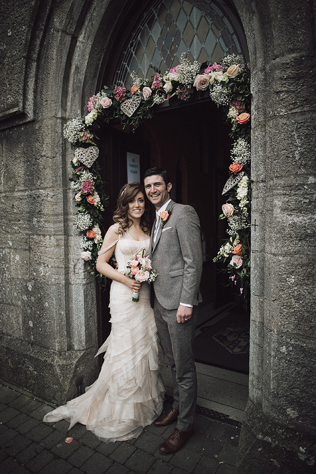 floral arch | Deirdre and Patrick's Romantic Portraits by Pawel Bebenca | onefabday.com