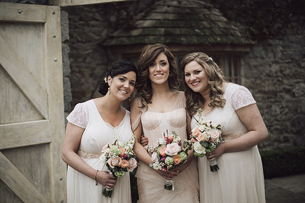 cream bridesmaids dresses | onefabday.com