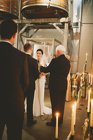 Craig and Alex's Stratus Vineyard wedding ceremony by Reed Photography | onefabday.com