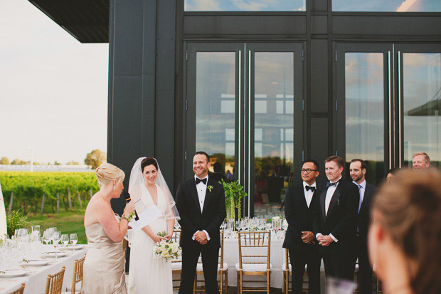 Craig and Alex's Stratus Vineyard wedding ceremony by Reed Photography | onefabday.com