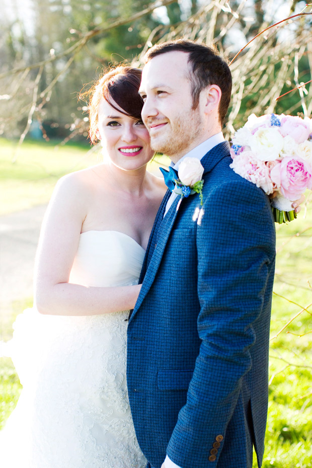 Couple with pink flowers | onefabday.com