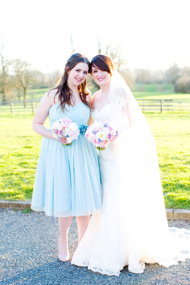 Pastel blue bridesmaid Lyrath Estate | onefabday.com