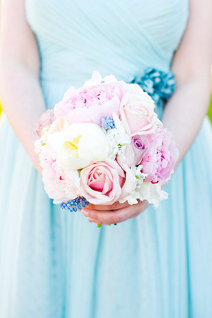 Pastel blue bridesmaids Lyrath Estate | onefabday.com