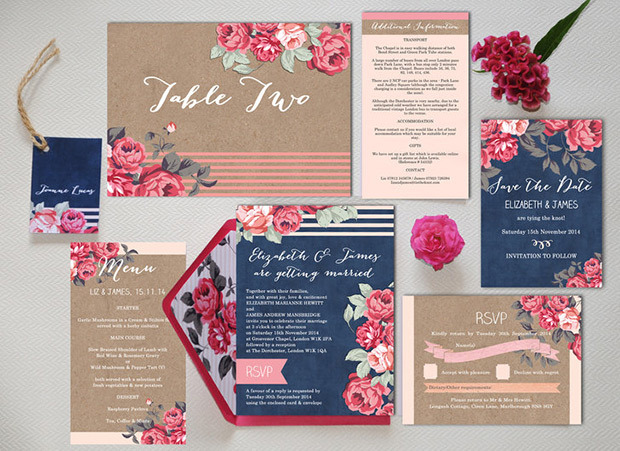 Hip Hip Hooray Wedding stationery | onefabday-com.go-vip.net