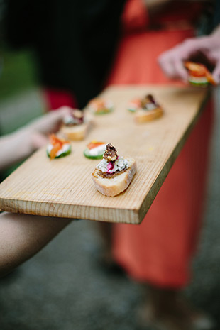 wedding canapés  | www.onefabdaycom