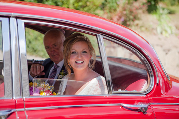 Beautiful bride Diane and her Dad by Half a Dream Away | onefabday.com