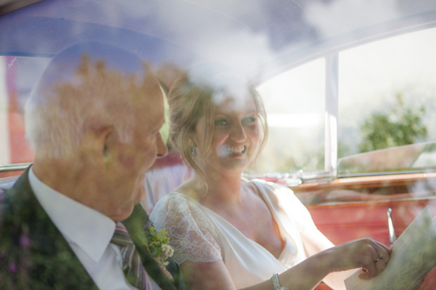 Beautiful bride Diane and her Dad by Half a Dream Away | onefabday.com