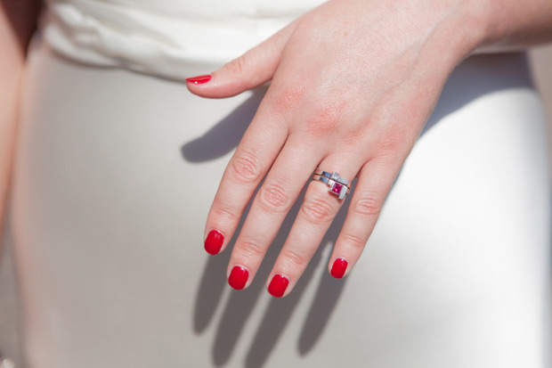 red bridal nail varnish | onefabday.com