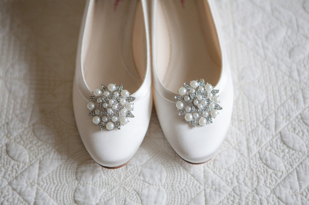 pearl bridal shoes | onefabday.com