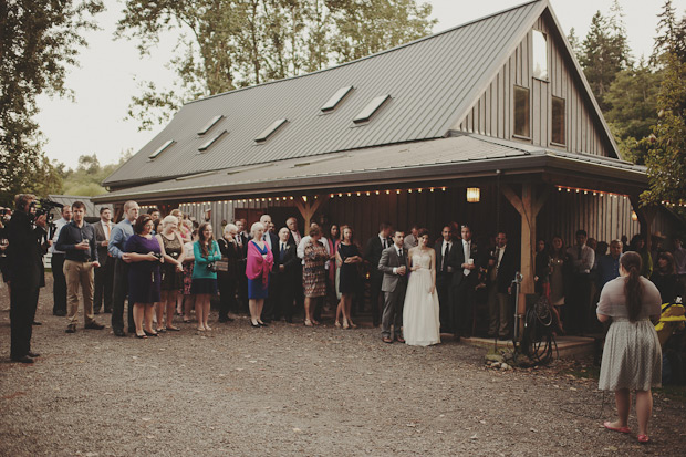 Beth and Jeff's incedible vintage homespun wedding by Kristen Marie Photography | onefabday.com