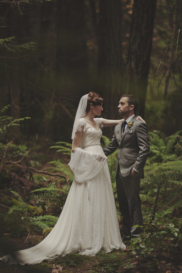 Beth and Jeff's incedible vintage homespun wedding by Kristen Marie Photography | onefabday.com