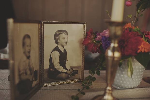 beautiful vintage chic wedding table decor | onefabday.com