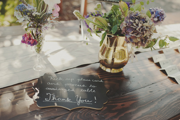 wedding escort cards signage | onefabday.com