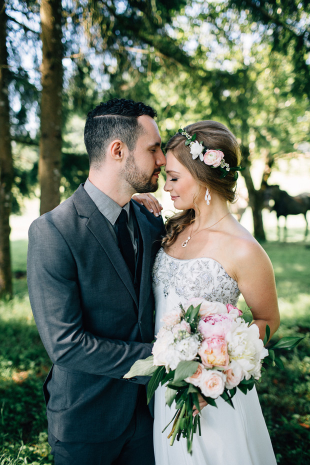 Shannon and Nathanael's beautiful outdoor wedding by Bethany Small Photography | onefabday.com