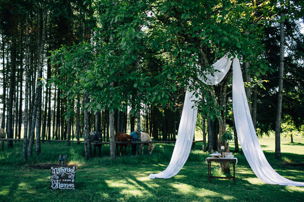 Shannon and Nathanael's beautiful outdoor wedding by Bethany Small Photography | onefabday.com