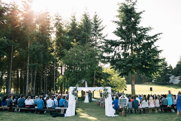 Shannon and Nathanael's beautiful outdoor wedding by Bethany Small Photography | onefabday.com