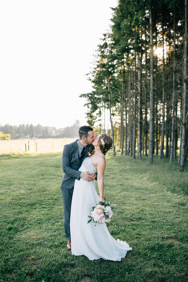 Shannon and Nathanael's beautiful outdoor wedding by Bethany Small Photography | onefabday.com