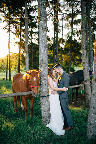 Shannon and Nathanael's beautiful outdoor wedding by Bethany Small Photography | onefabday.com