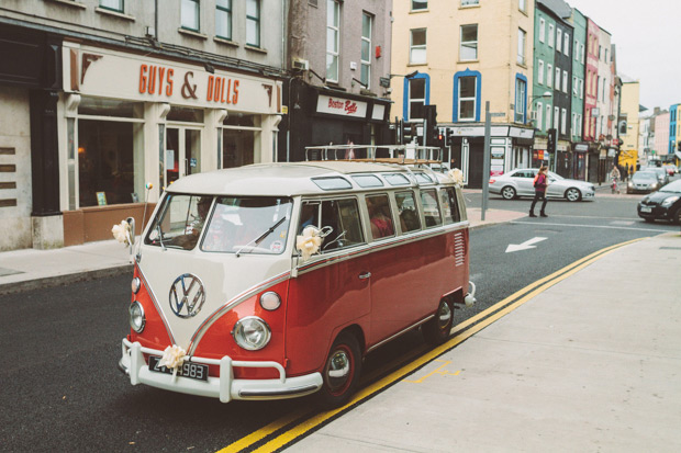 vintage vw camper van wedding transport | onefabday.com