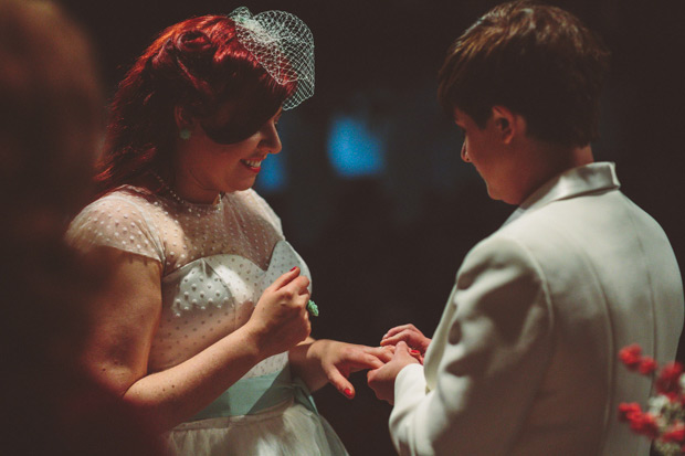 Cathy and Lisa's fun retro wedding by Campbell Photography | onefabday.com