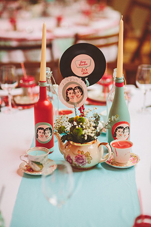 Retro wedding styling at Ballinacurra House | onefabday.com