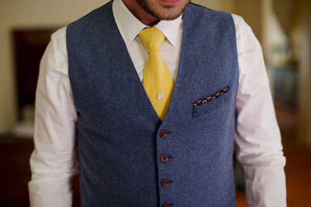 yellow groom tie | onefabday.com