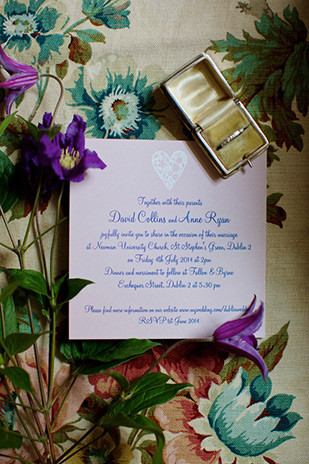 Pretty wedding invite | onefabday.com