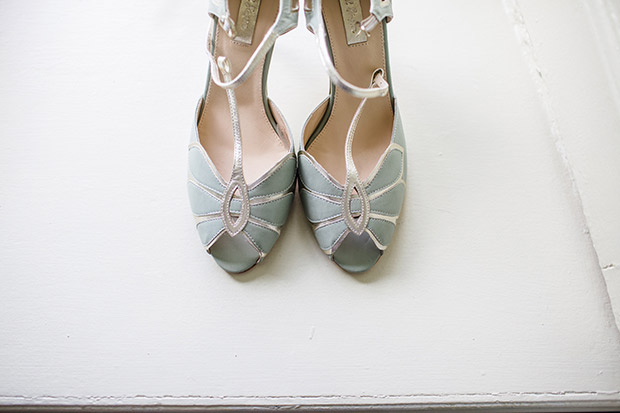 Something blue wedding shoes | onefabday.com