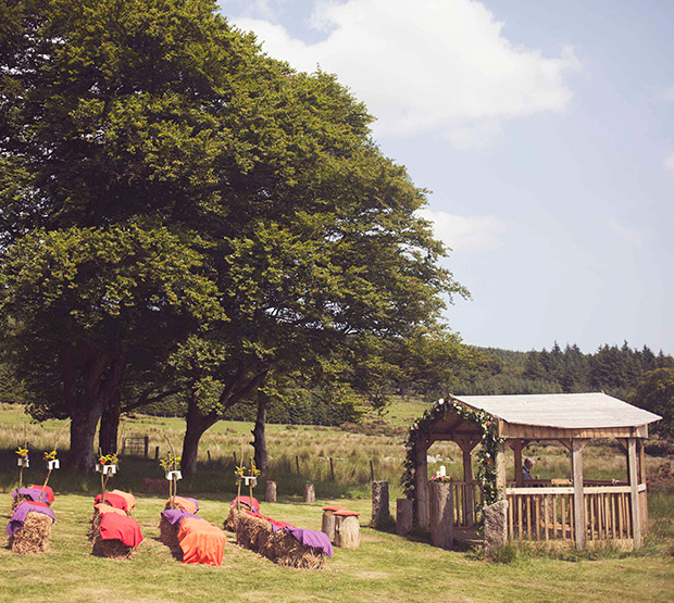 rustic outdoor ceremony at Kippure Estate | onefabday.com