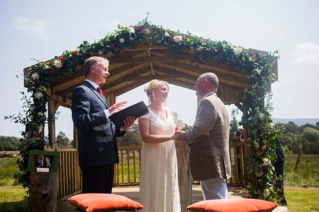 Mary and Wim's rustic outdoor ceremony at Kippure Estate by Lucy Nuzum | onefabday.com