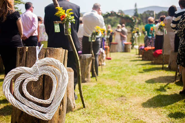 rustic ceremony decor | onefabday.com